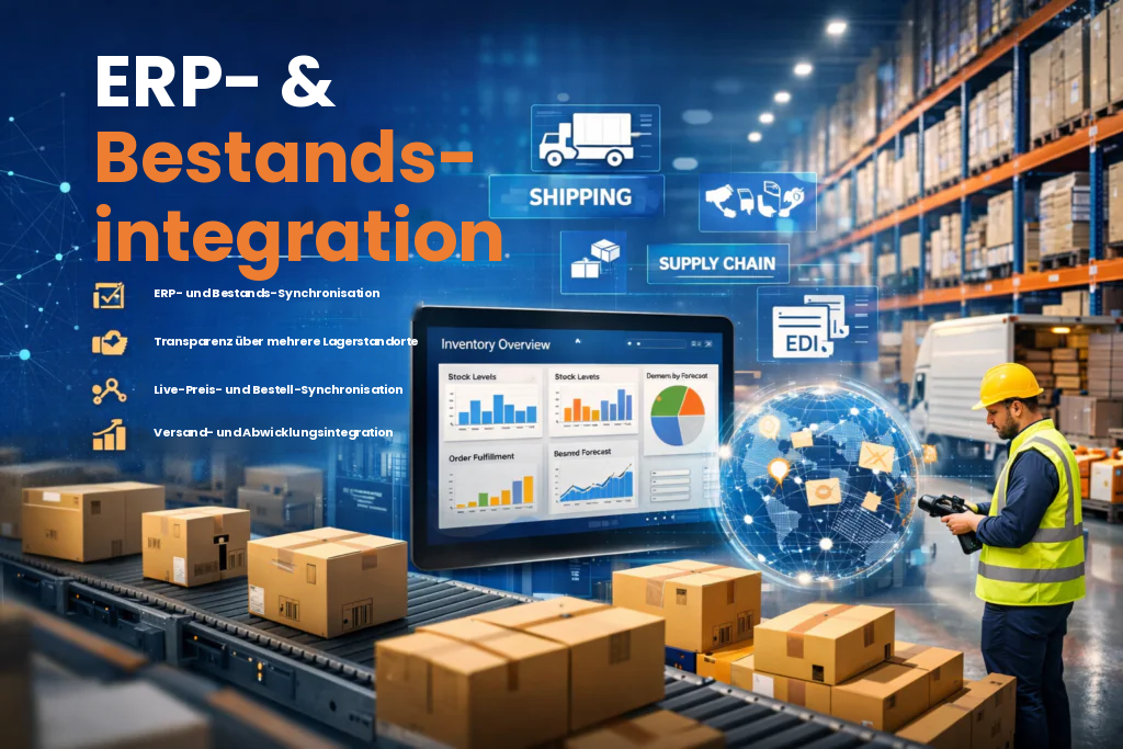 ERP- und Lagerintegration für Distributions-E-Commerce-Systeme