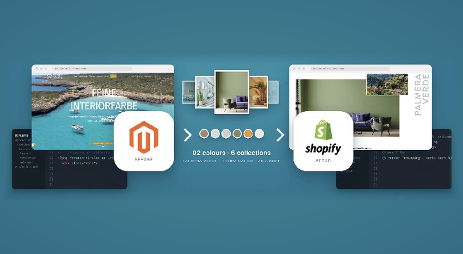 Colours of Mallorca storefront rebuilt on a custom Shopify Dawn theme